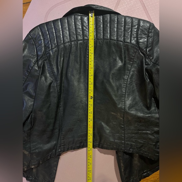 Faux Leather Moto Jacket (M) - Picture 8 of 8
